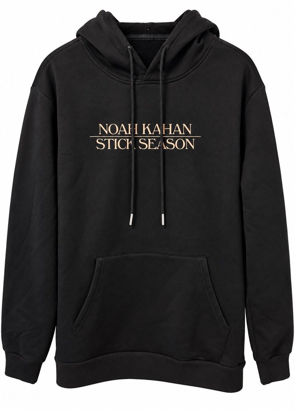 Noah Kahan Stick Season Hoodie Unisex XL Black Graphic Pullover Sweatshirt EUC